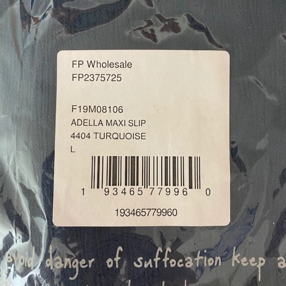 Free people Adella Maxi Slip Dress in Turquoise - Picture 9 of 10